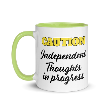 Caution: Independent Thoughts in Progress