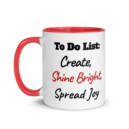 Create, Shine Bright, Spread Joy