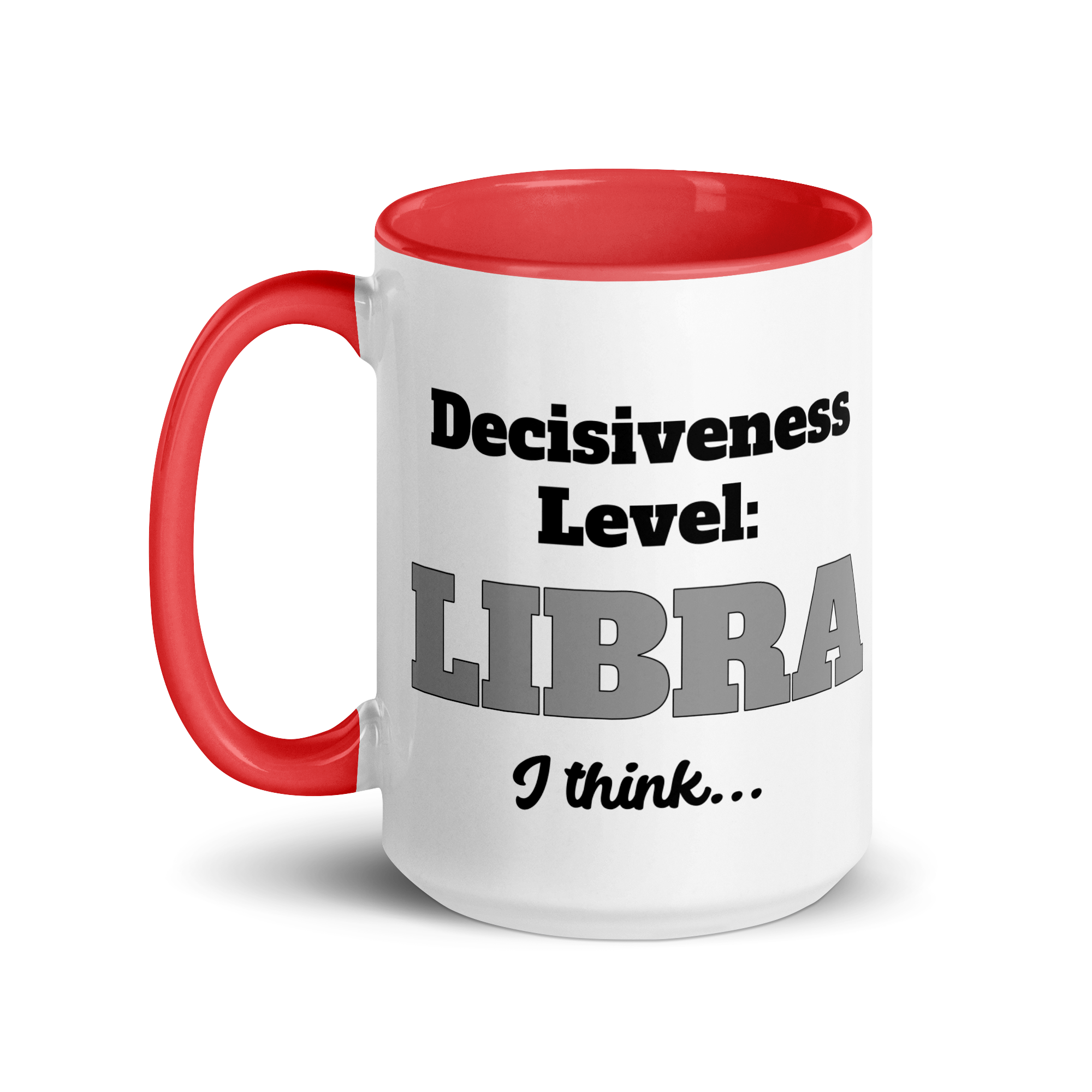 Decisiveness Level: Libra....I Think