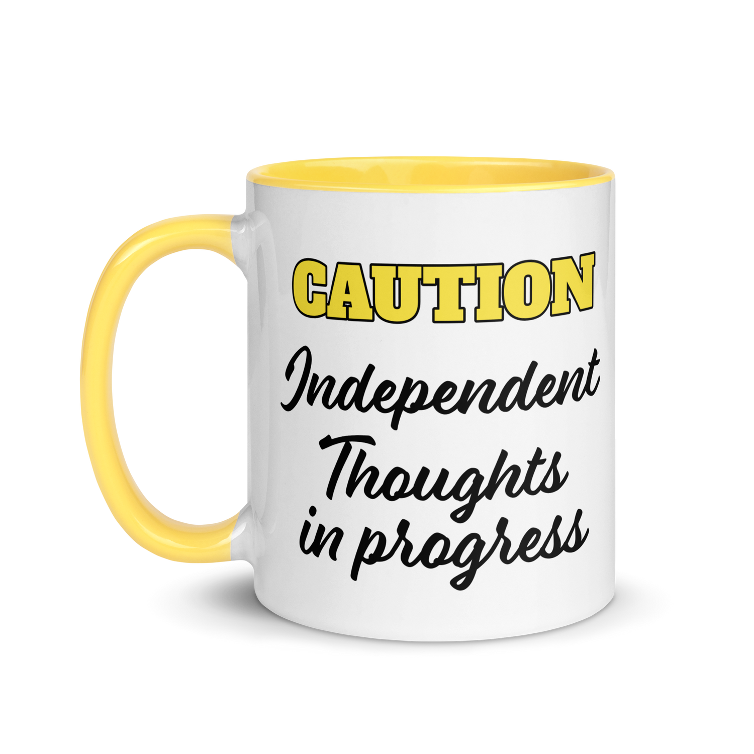 Caution: Independent Thoughts in Progress