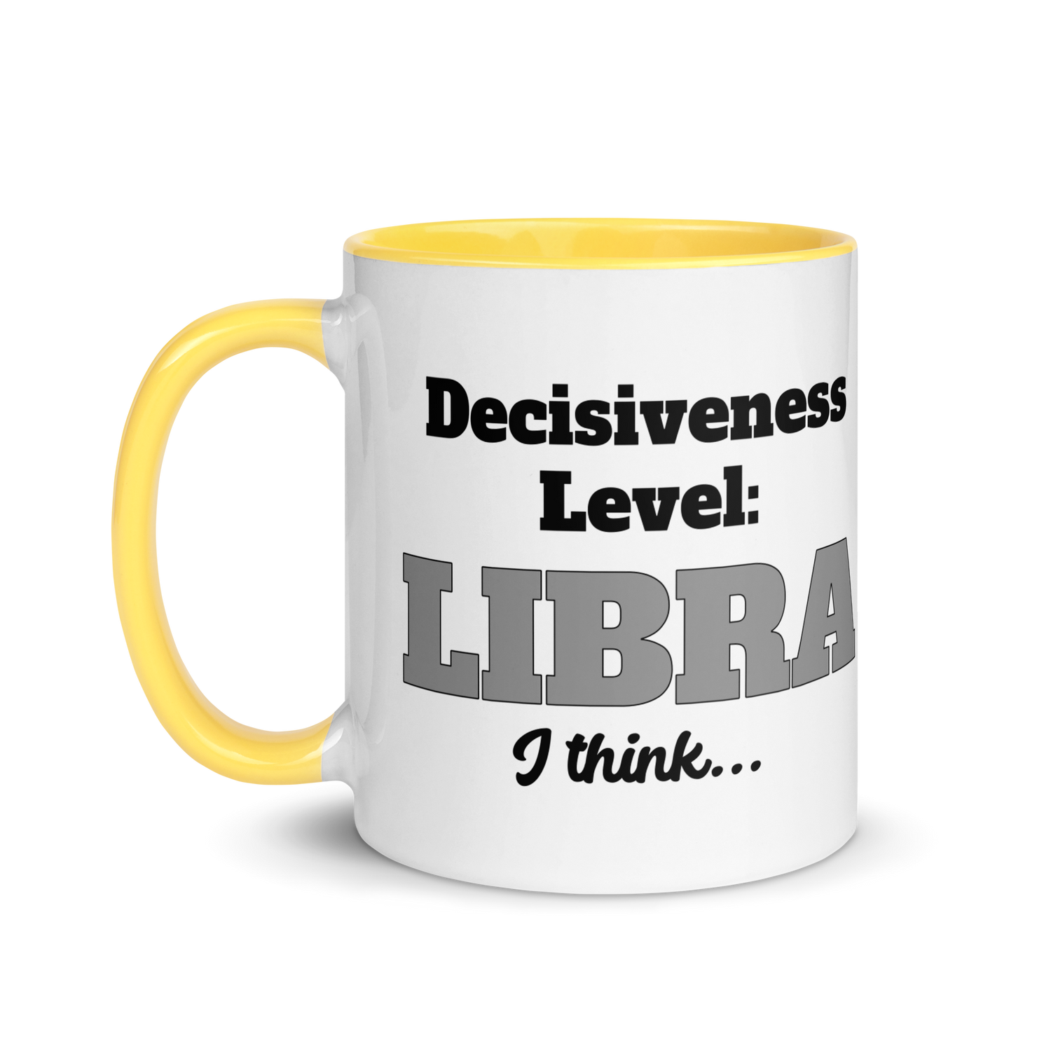 Decisiveness Level: Libra....I Think